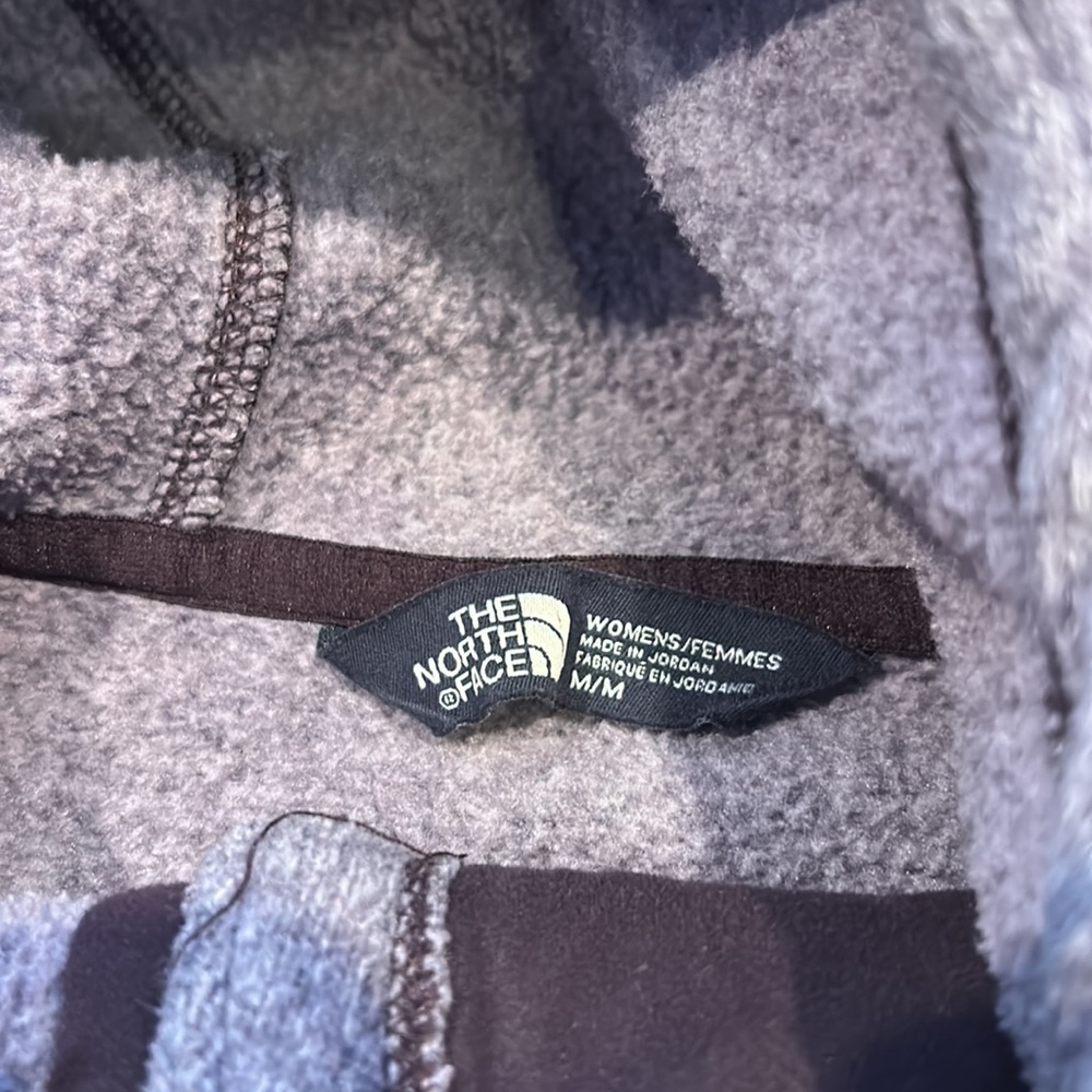 The North Face Jacket Crescent Fleece Hooded Pullover Fleece Toggle Sweater Med - Picture 6 of 14